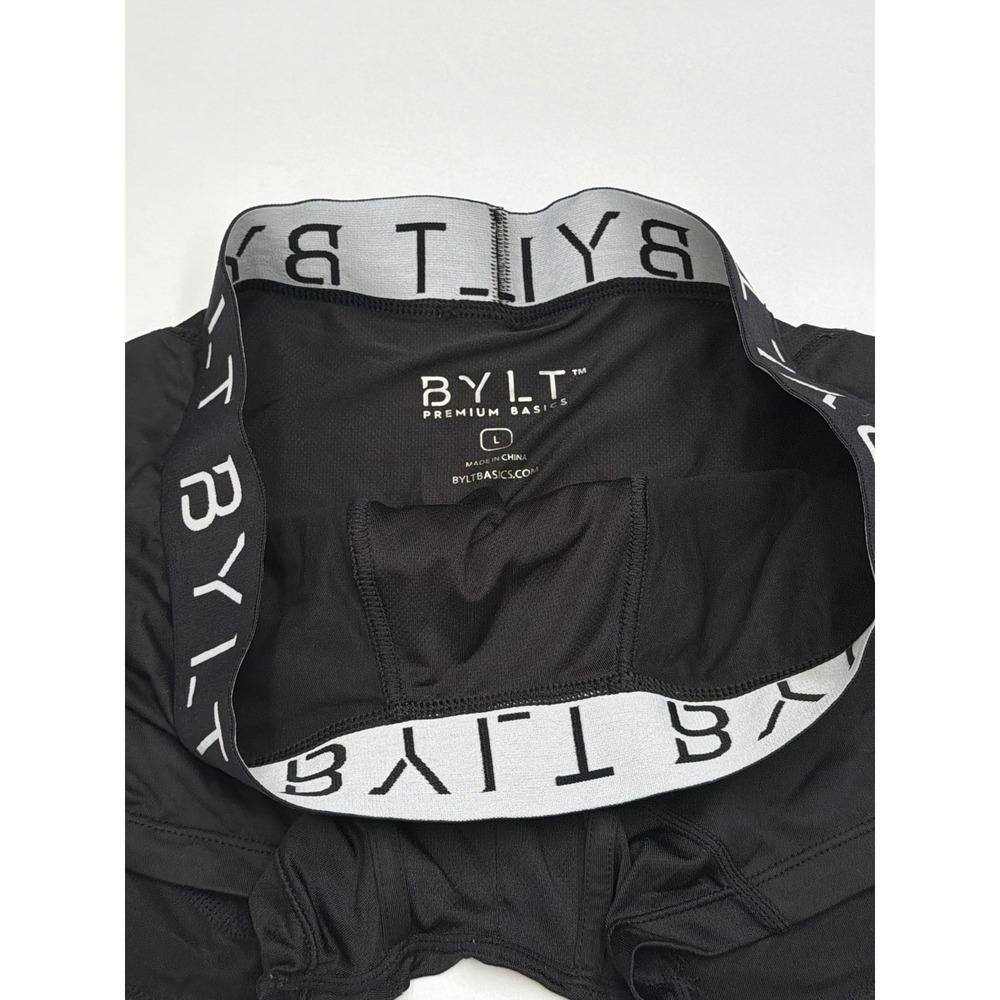 BYLT Men's Black Premium Basics Boxer Briefs Size L Performance Underwear - Picture 4 of 7